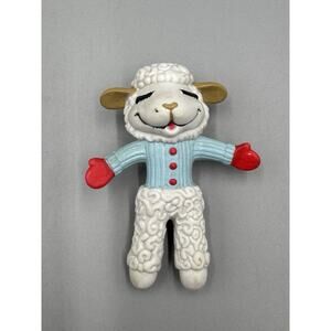 Vintage 1993 Lamb Chop Vinyl Figurine 3” Just Toys Inc READ DETAILS